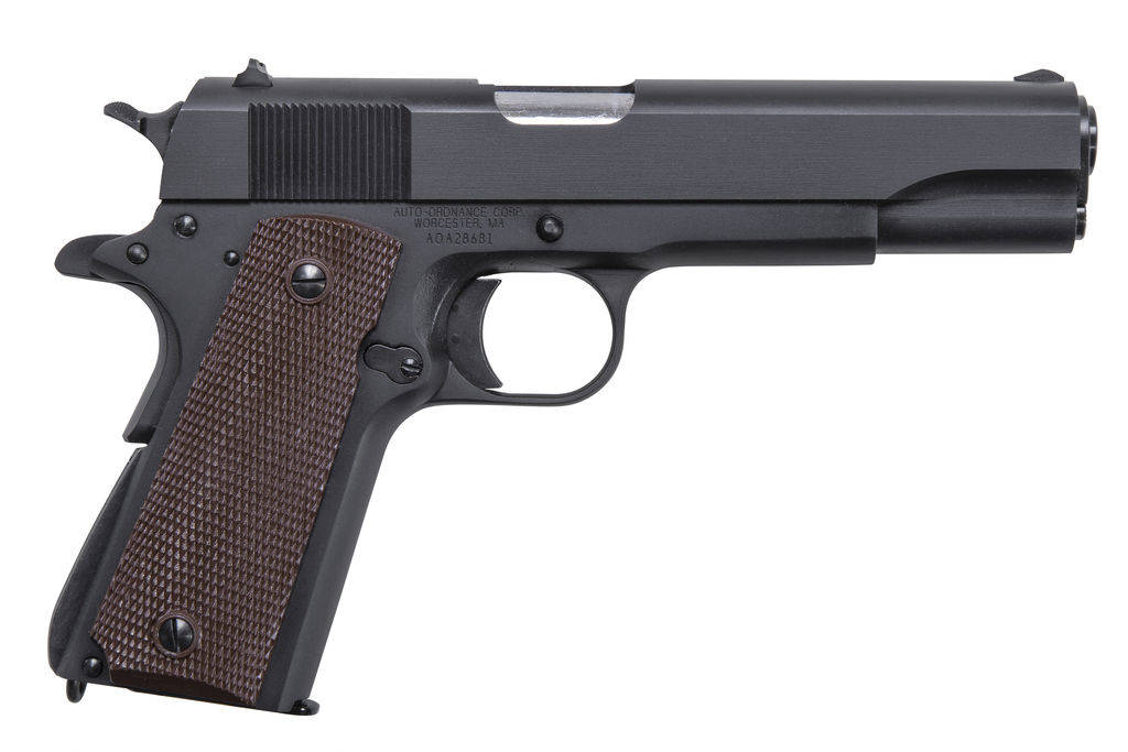 Auto Ordnance 1911A1 GI Specs .45 ACP 5" Barrel Matte Black Finish