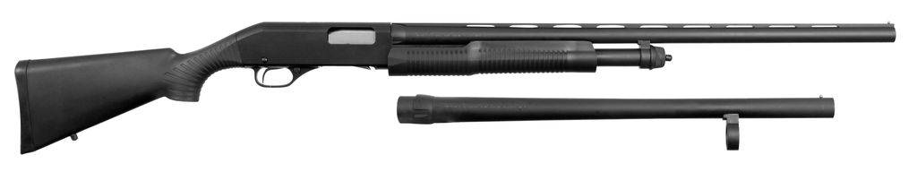 Savage Arms 320 Field Grade Security Combo Shotgun 12ga 3" Chamber 5rd 28" and 18.5" Barrels Black