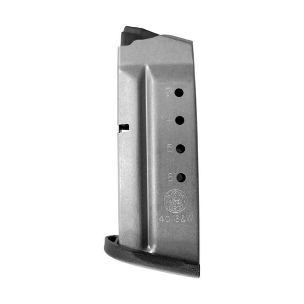Smith & Wesson M&P40 Shield Handgun Magazine Stainless Steel .40 S&W 6/rd