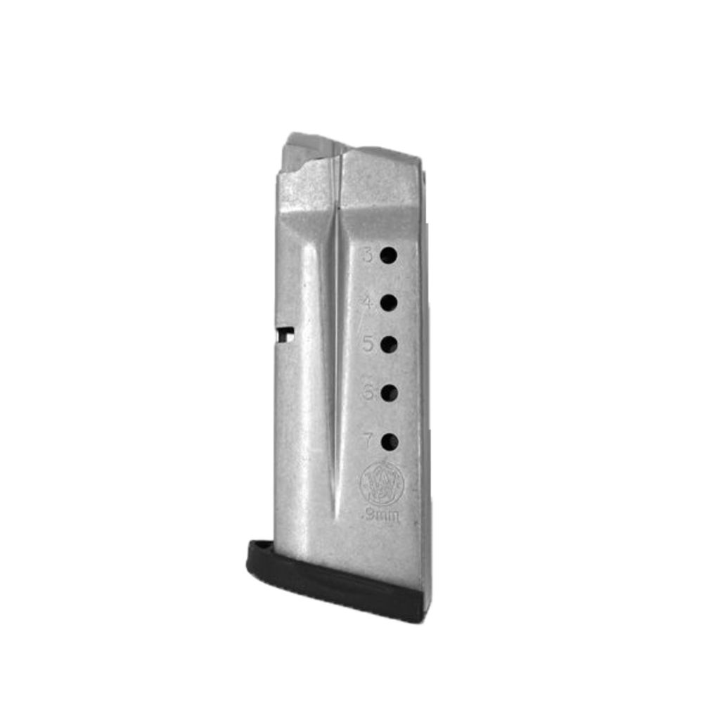 Smith & Wesson M&P9 Shield Handgun Magazine Stainless Steel 9mm Luger 7/rd