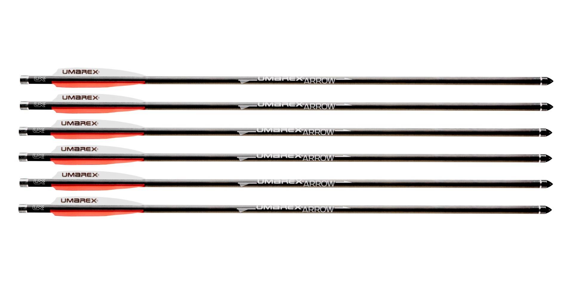 Umarex Airsaber Air Archery Airgun Arrows Carbon Fiber Field Tip 6/ct