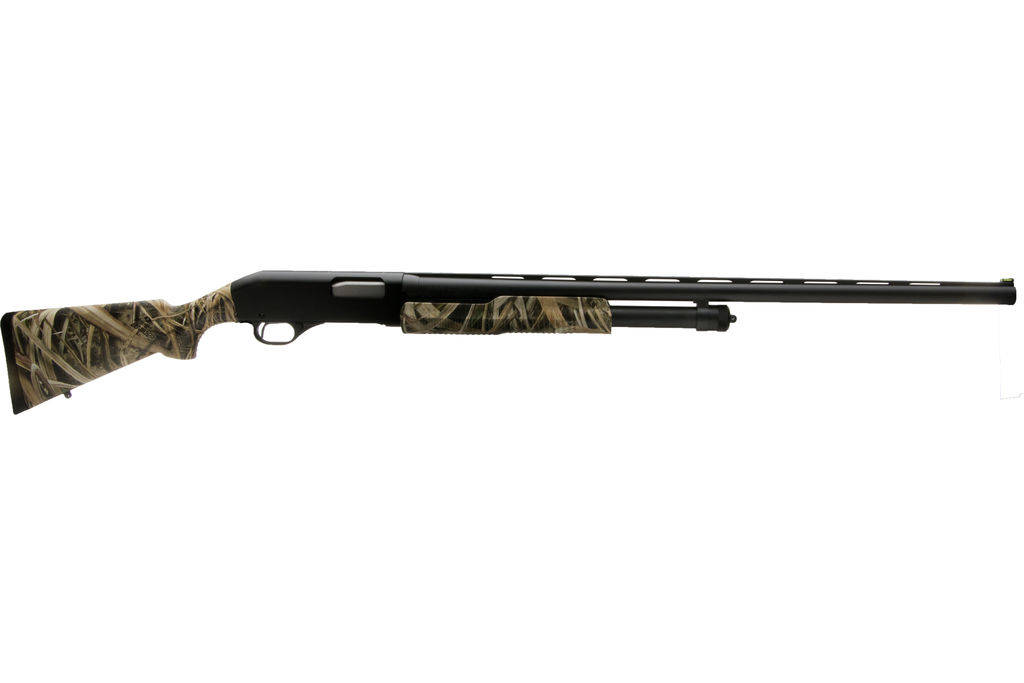 Savage Stevens 320 Field Grade Shotgun 12ga 3" Chamber 5rd Capacity 28" Barrel Grass Blades Camo