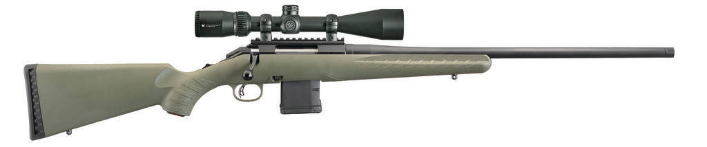 RUGER AMERICAN RIFLE PREDATOR 223 REM 22" BBL10RD VORTEX CROSSFIRE II SCOPE