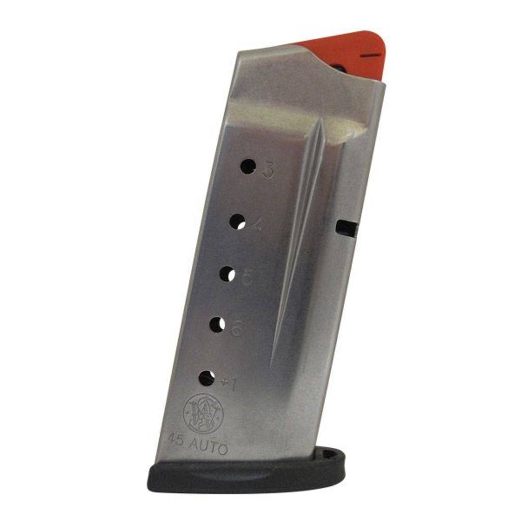 Smith & Wesson M&P Shield Handgun Magazine Stainless Steel .45 Auto 6/rd