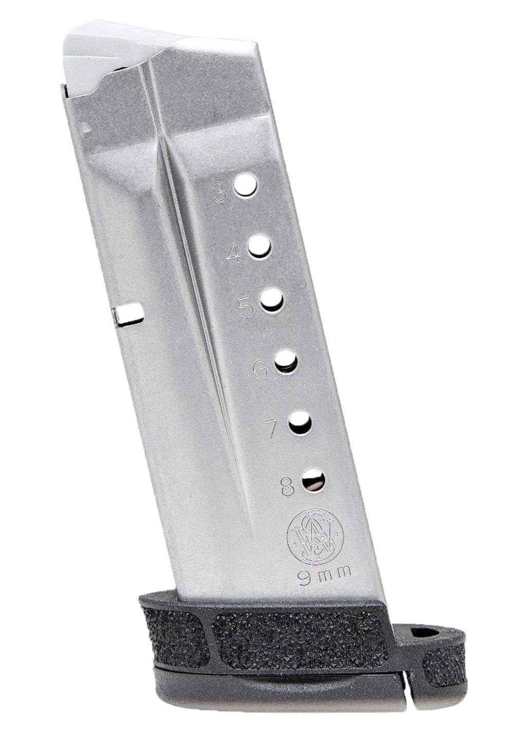 Smith & Wesson M&P Shield M2.0 SS Handgun Magazine with Finger Rest 9mm Luger 8/rd