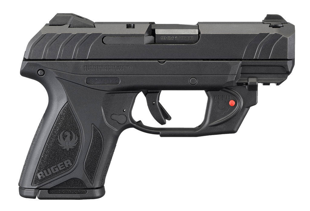 Ruger Security 9 Compact w/Laser Handgun 9mm Luger 10rd Magazine 3.42" Barrel Blued