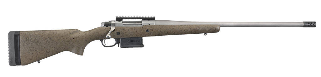 Ruger Hawkeye Long Range Hunter 6.5 Creedmoor 5rd Magazine 22" Barrel Black/Brown Stock
