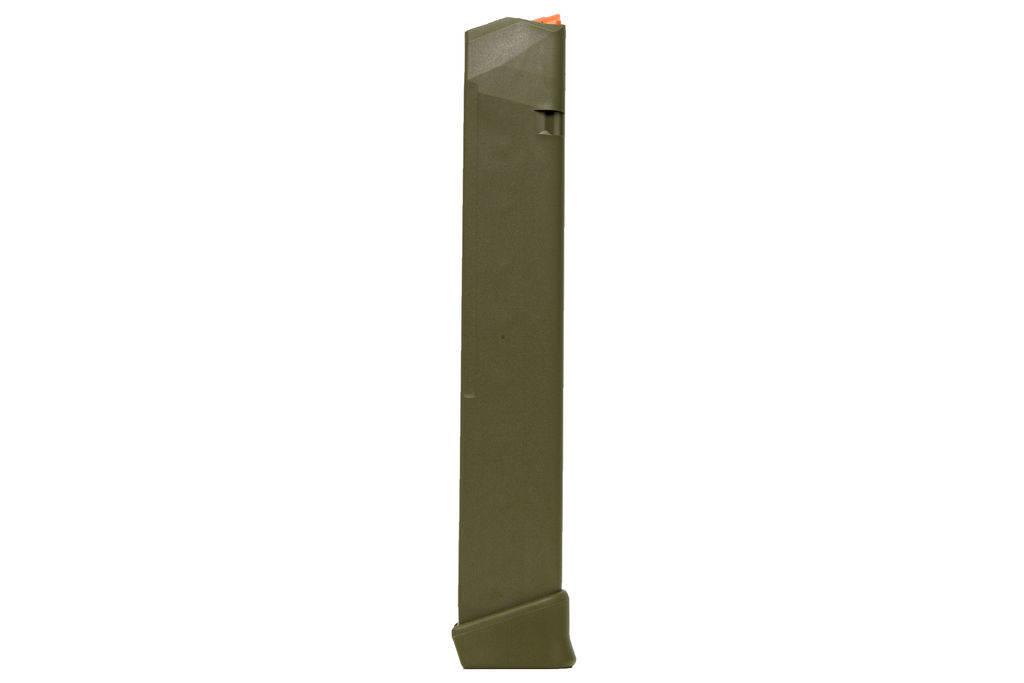 Glock Gen5 Factory Handgun Magazine for G17 G17L G19 G19X G26 G34 OD Green 9mm Luger 33/rd