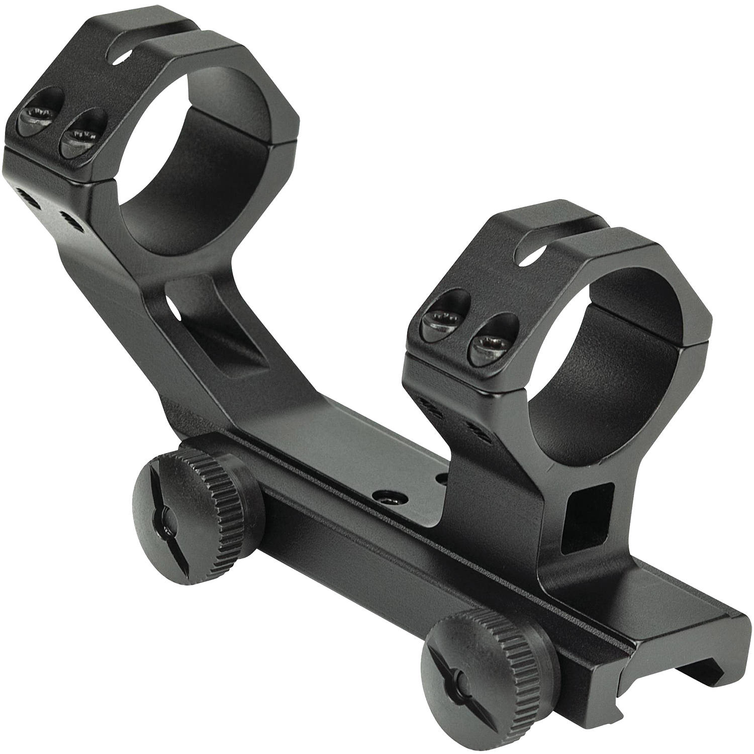 Weaver Thumbnut SPR (Special Purpose RIfle) Aluminum Optics Mount for AR-Style Rifles - 1" Black