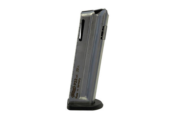 Walther P22 Magazine .22 LR Stainless Steel 10/rd