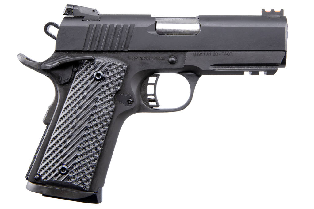 Rock Island Tac Ultra CS Handgun .45 ACP 7/rd Magazine 3.62" Barrel Black