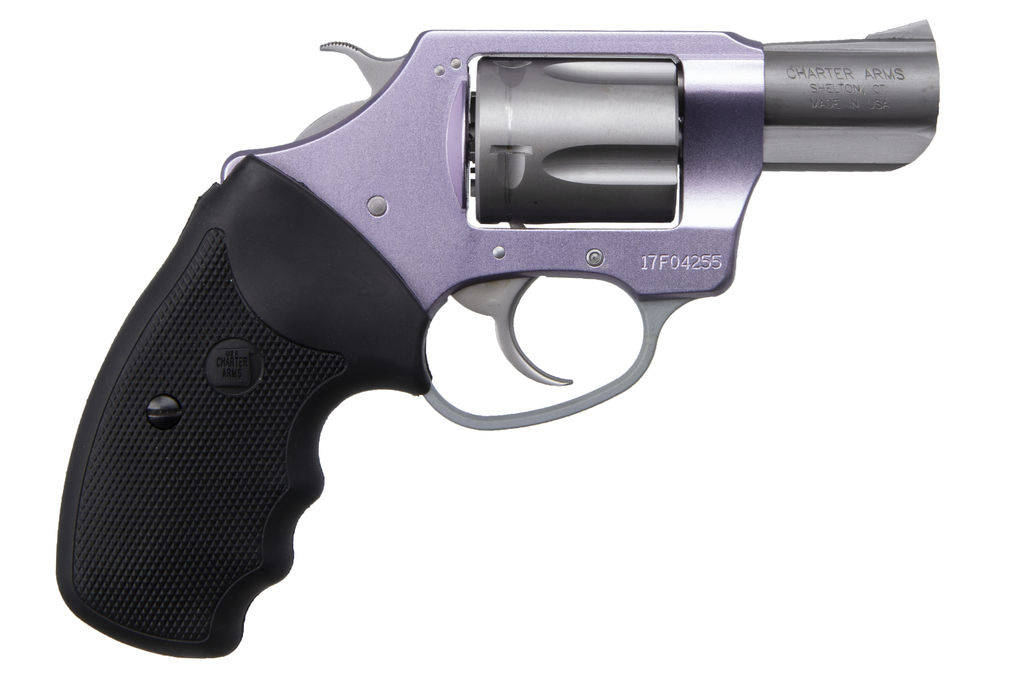 Charter Arms Lavender Lady Handgun 5rd Capacity .38 Spl 2" Barrel Lavender with Black Grip