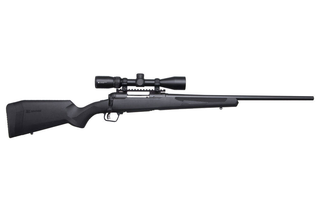 Savage 110 Apex Hunter XP Rifle 270 Win 4rd Capacity 22" Barrel Black Synthetic Stock 3-9x40mm Vortex Crossfire II