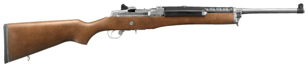 Ruger Mini Thirty Rifle 7.62x39 5rd Magazine 18.5" Matte Stainless Barrel Wood Stock