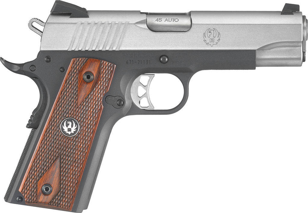 SR1911 .45ACP 4.25" BRL LOW GLARE STS SLIDE BLK ALLOY FRAME