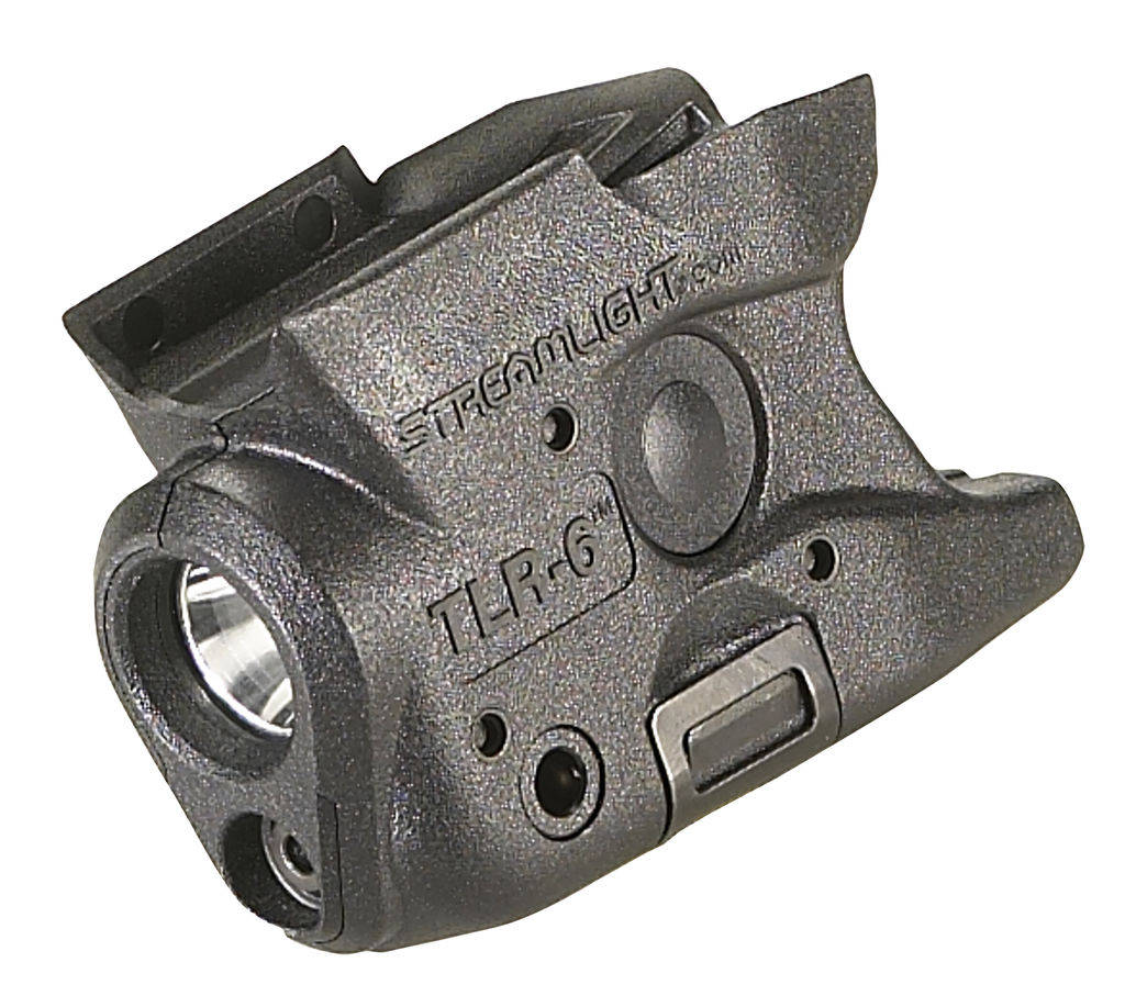 Streamlight TLR-6 Subcompact Tactical Light with Integrated Red Aiming Laser 2 CR1/3N Batteries S&W M&P Shield
