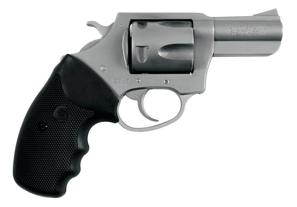 Charter Arms Bulldog Handgun 44 Spl 5/rd Capacity 2.5" Barrel Silver with Black Grip
