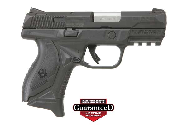 Ruger American Compact Handgun 9mm Luger 17rd Magazine 3.55" Barrel Black