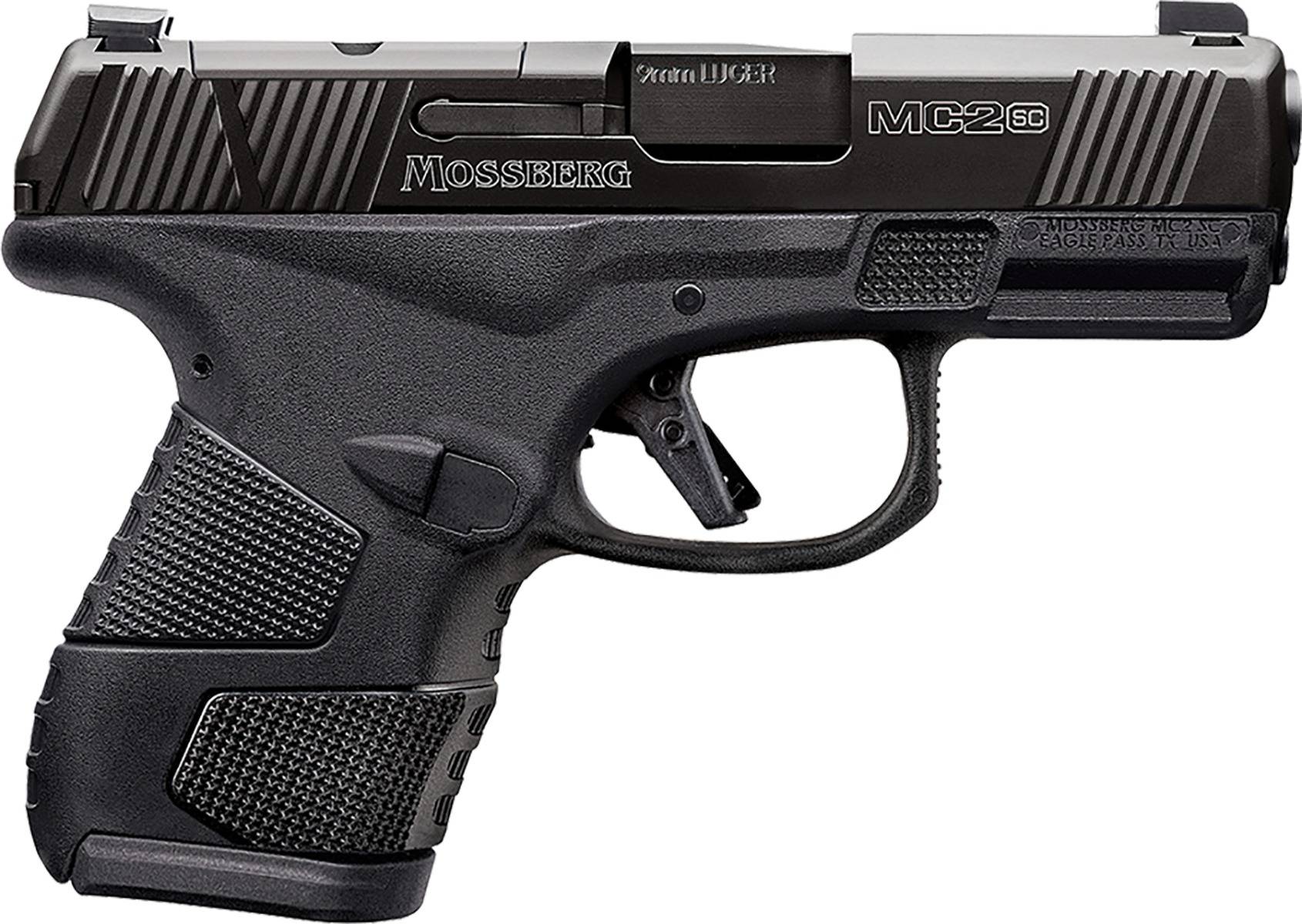 Mossberg MC2sc Subcompact Handgun 9mm Luger 11&14rd Magazines 3.4" Barrel Optic Ready TRUGLO Sights
