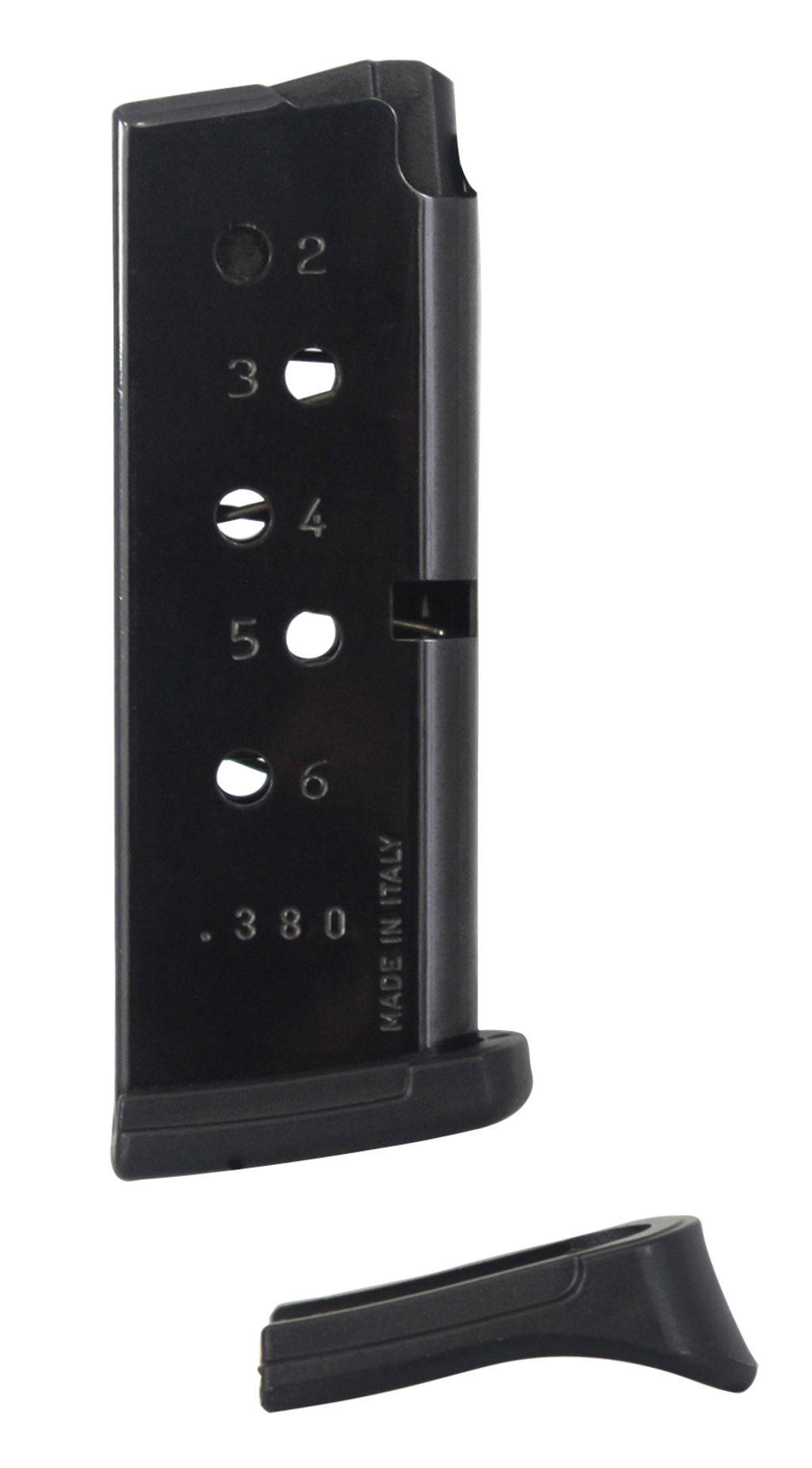 Ruger Handgun Magazine w/Extended Floorplate for LCP .380 Auto 6/rds Black