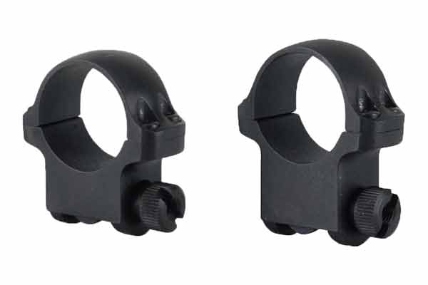 Ruger M77 2-Piece Steel Scope Rings 4B/5B 1" Medium - Matte Blued