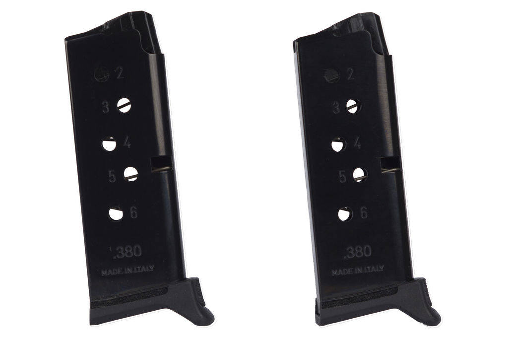 Ruger Handgun Magazine for LCP II 2-Pack .380 Auto 6rds Black
