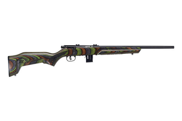 Savage Arms 93R17 Minimalist Green Rifle 17 HMR 10/rd Magazine 18" Barrel Green Wood