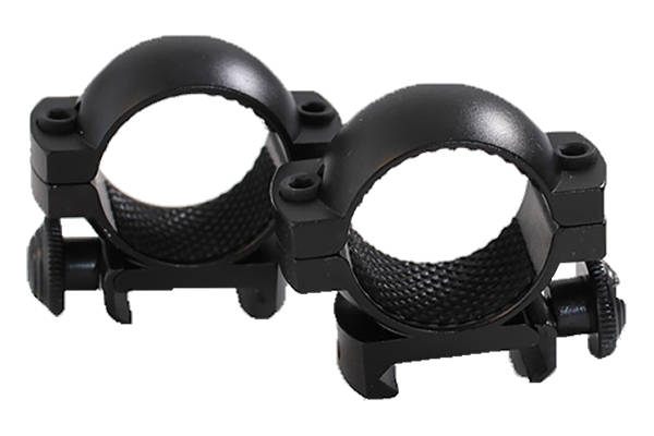 Traditions Aluminum Scope Rings fits Weaver Style Bases 1" Med - Matte Black