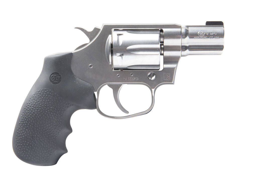 Colt Cobra Handgun .38 Spl(+P) 6rd Capacity 2" Barrel Stainless Finish Black Grips