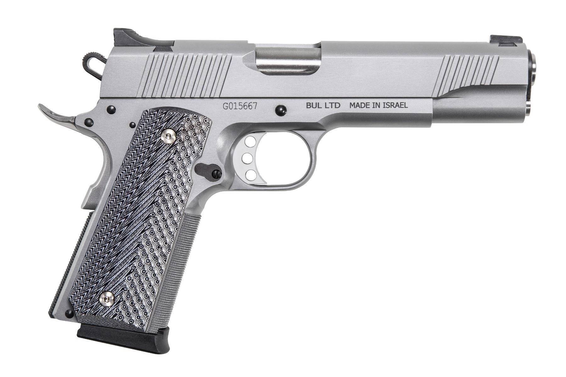 Magnum Research Desert Eagle 1911 G Stainless .45 ACP 8rd Magazines(2) 5" Barrel G10 Grips