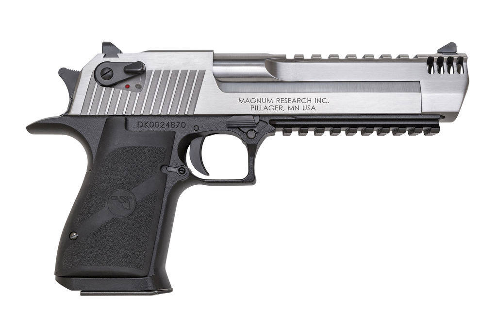Magnum Research Desert Eagle Mark XIX Handgun .44 Mag 8rd Magazines (2) 6" Barrel Black with Silver Slide