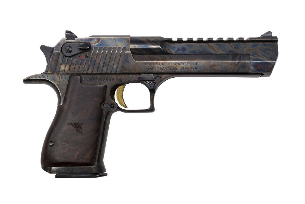 MAGNUM RESEARCH MARK XIX .44 MAG DESERT EAGLE CASE HARDENED FINISH 6" BBL