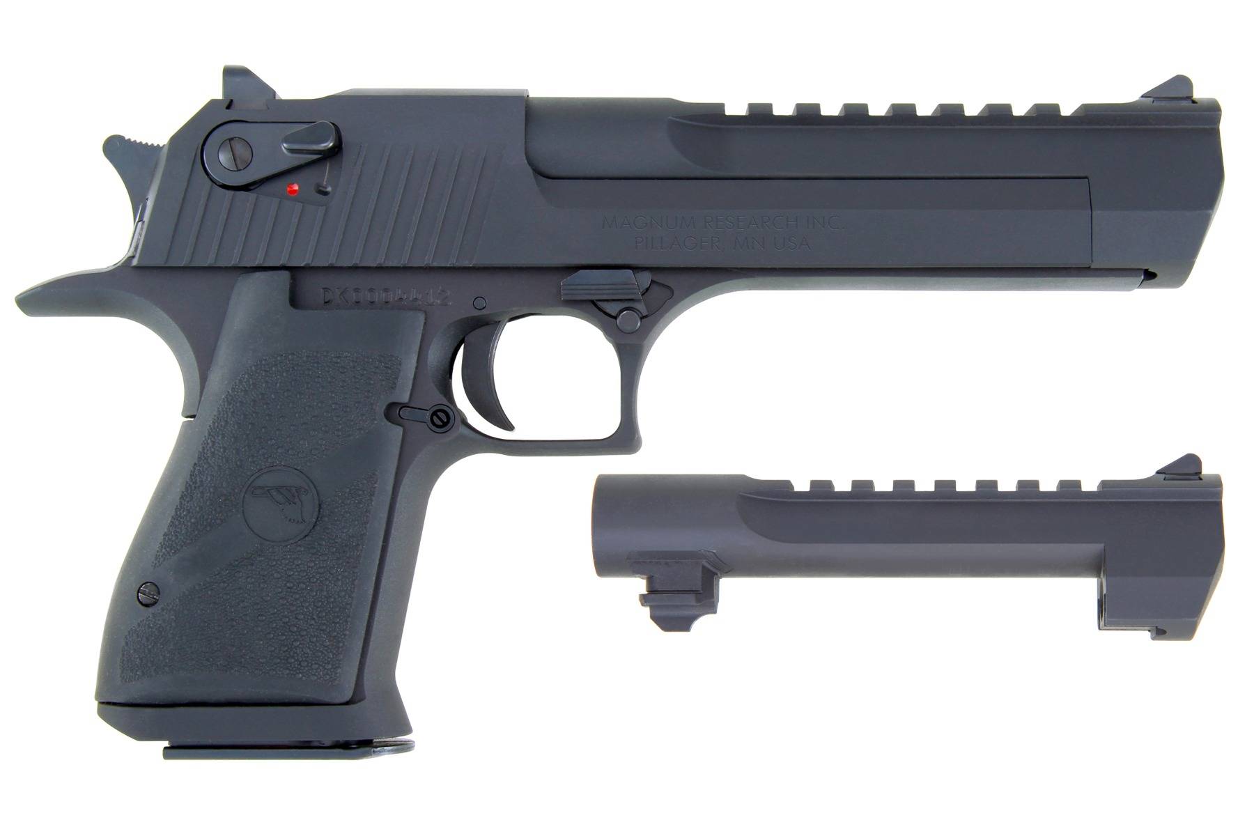 Magnum Research Desert Eagle Mark XIX Combo 50 AE/.44 Mag Handgun 7(50AE)&8(44Mag)rd Magazines 6" Barrels(2) Black