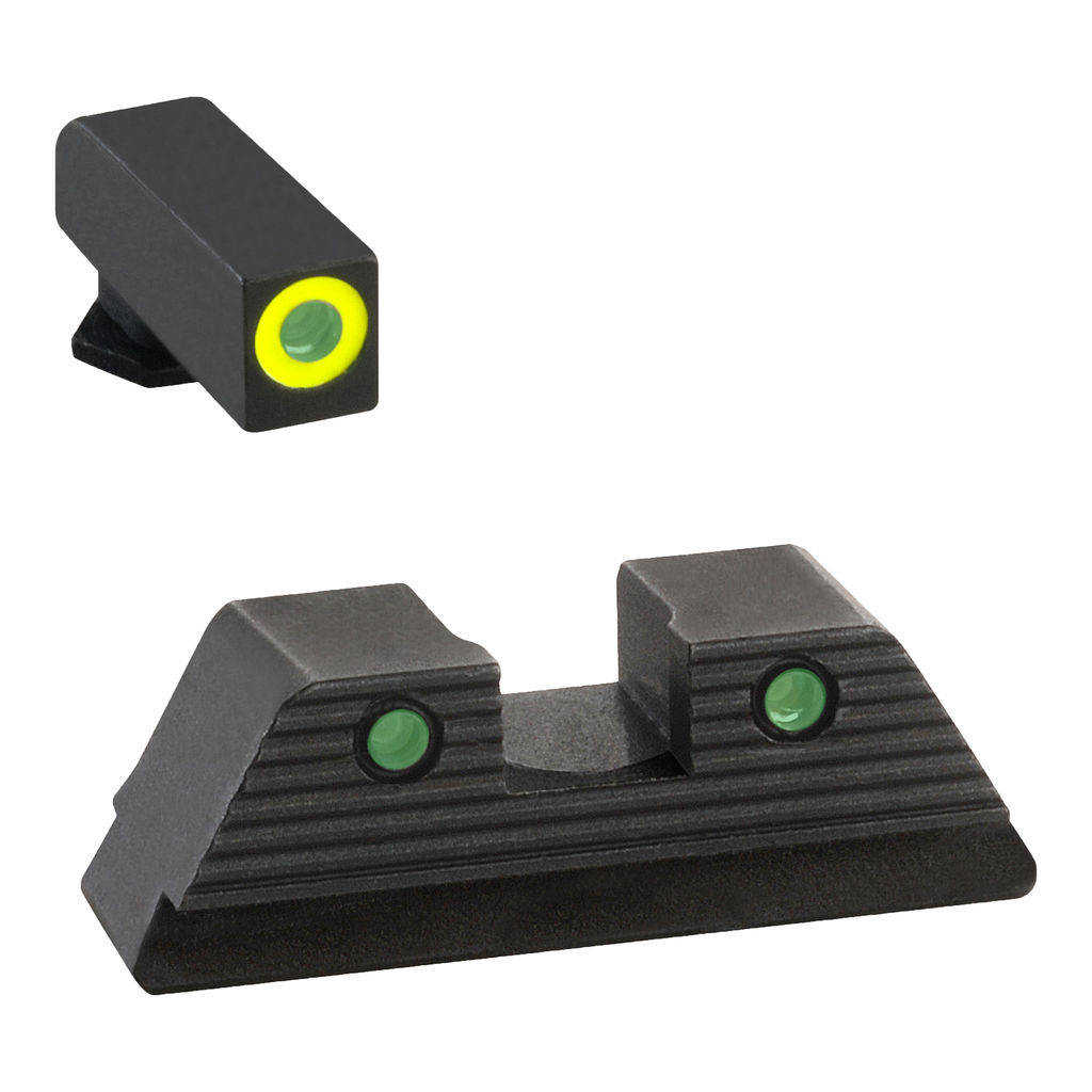 Ameriglo Glock Trooper Night Sight Set MOS Compatible For Glock 1719 22 23 24 26 27 33 34 35 Gen 1-4