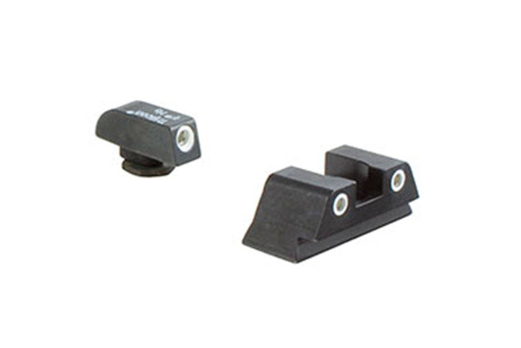 Trijicon Bright & Tough Night Sight Set for Glock 42 & 43 Pistol - Green Front & Green Rear