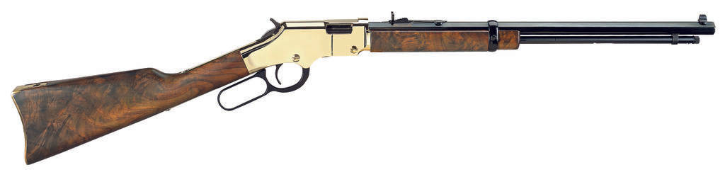Henry Golden Boy Lever Action Rifle .17 HMR 11 Capacity 20" Barrel Walnut Stock