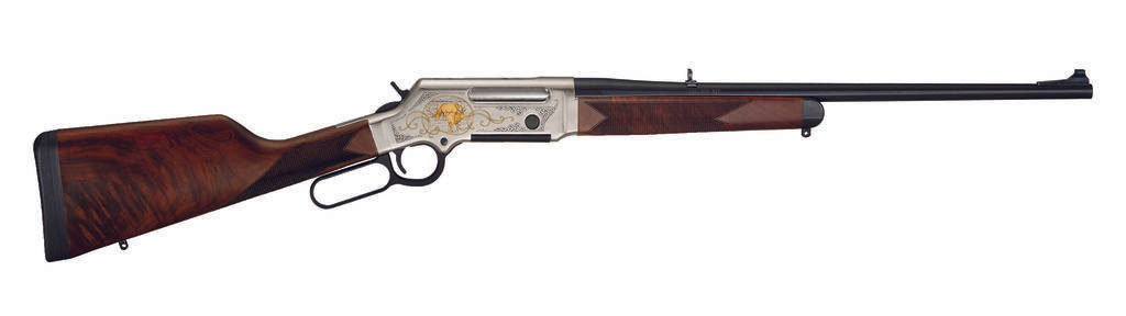 Henry Long Ranger Wildlife Edition 308 Win Rifle 4rd Magazine 20" Barrel Walnut Elk Engraving