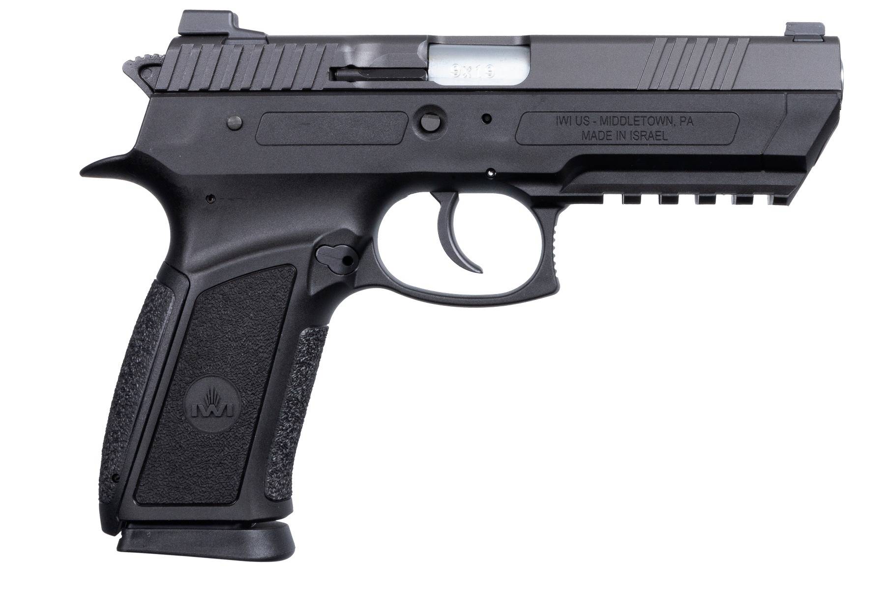 IWI Jericho 941 Enhanced Pistol 9mm 2 17/rd Magazines 4.4" Barrel Black