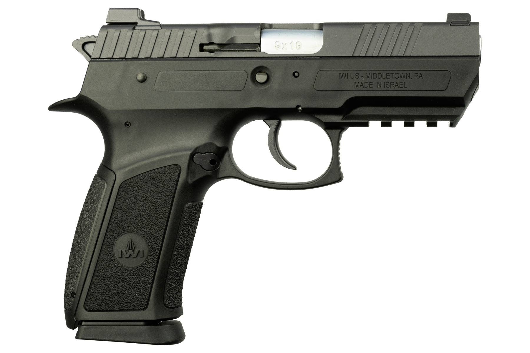 IWI Jericho 941 Enhanced Mid Size Pistol 9mm 2 17/rd Magazines 3.8" Barrel Black