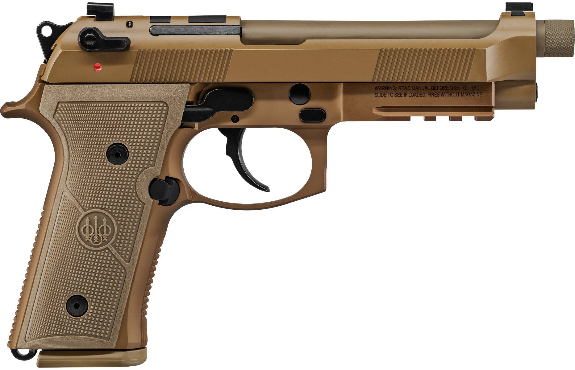 Beretta M9A4 G Handgun 9mm Luger 15/rd Magazines (3) 5.1" Barrel FDE Cerakote