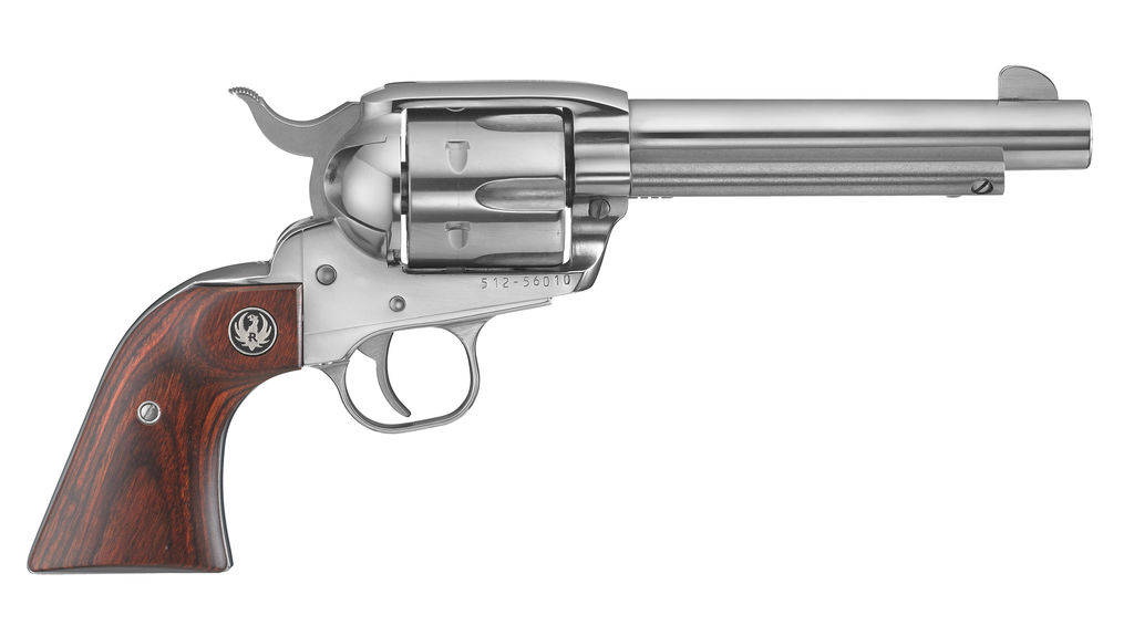 RUGER VAQUERO STAINLESS 357 MAG SA REVOLVER 5.5 BBL Gloss STS