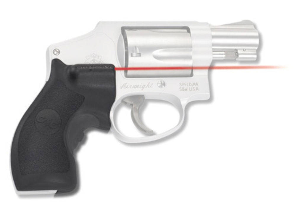 Crimson Trace Revolver Lasergrip S&W J-Frame Round Butt Polymer Grip