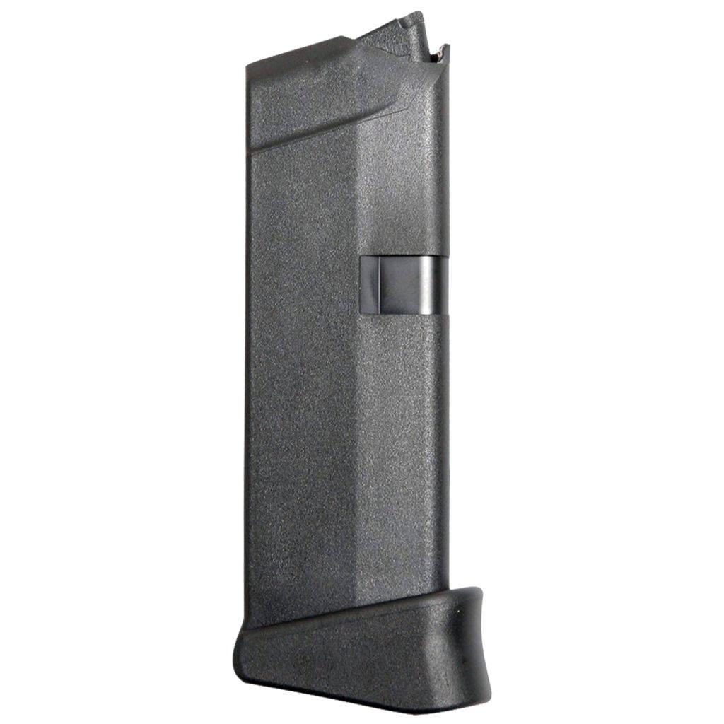 Glock Factory Original Glock 42 Magazine w/Extension Glock 42 .380 ACP Black Polymer 6/rd Pkg'd