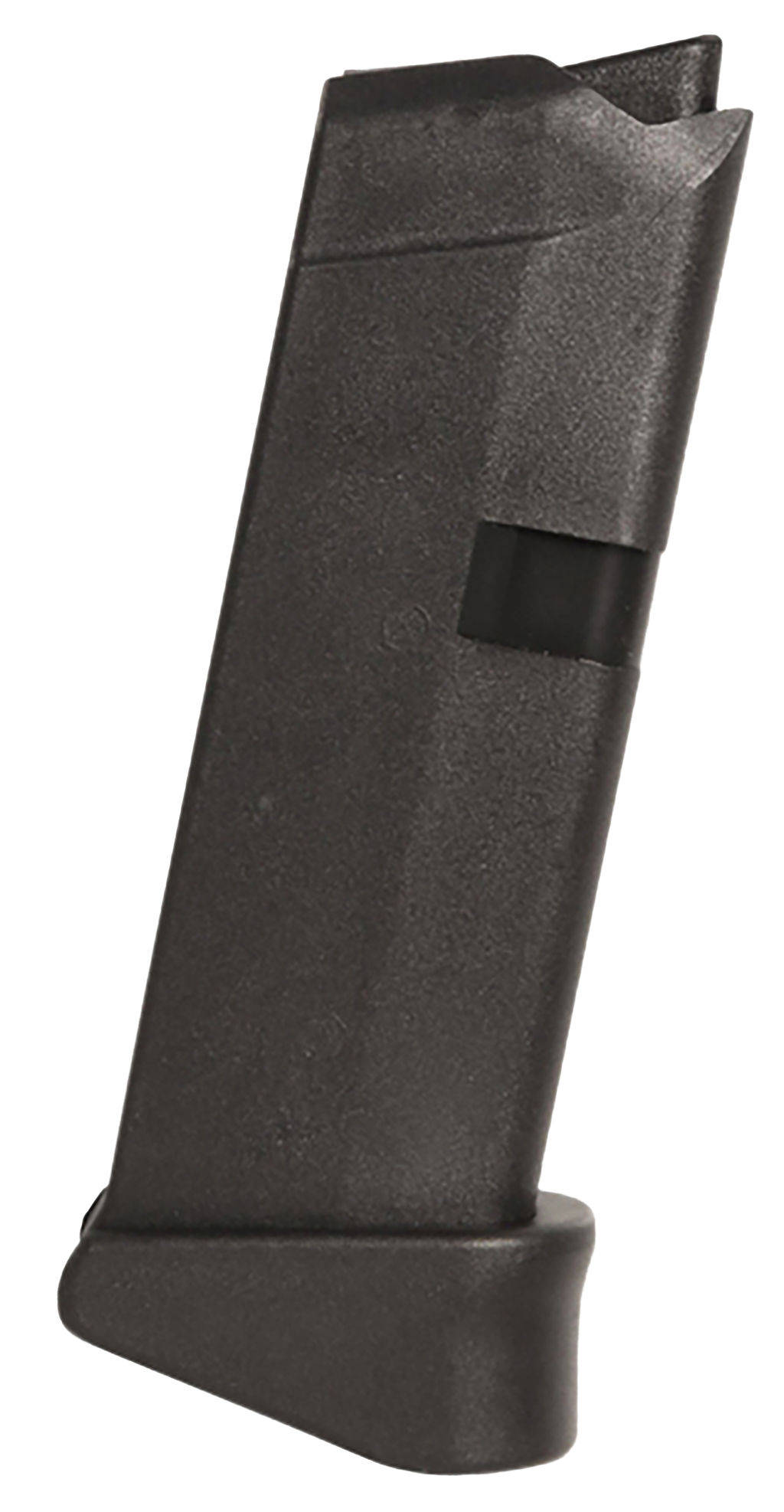 Glock Factory Original Glock 43 Magazine w/EXT Finger Black Polymer Rest 9mm Luger 6/rd