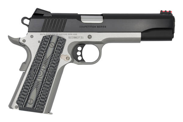 Colt Competition 1911 Handgun .45 ACP 8rd Magazine 5" Barrel Two-Tone Stainless Black