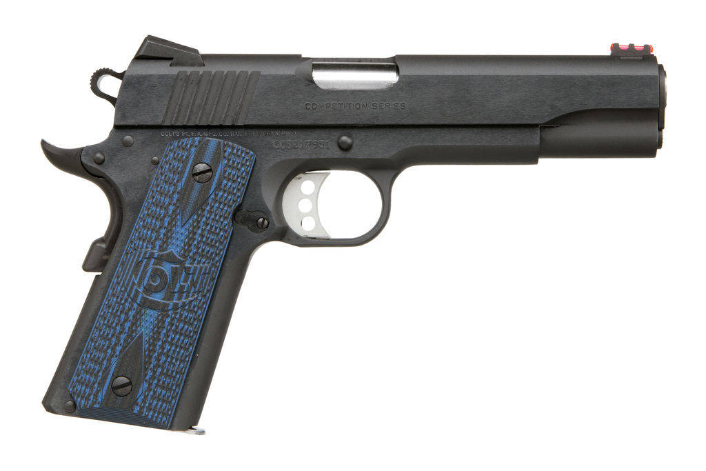 Colt Government Competition Handgun .45 Auto 8rd Magazine 5" Barrel Blued Finish G10 Grips