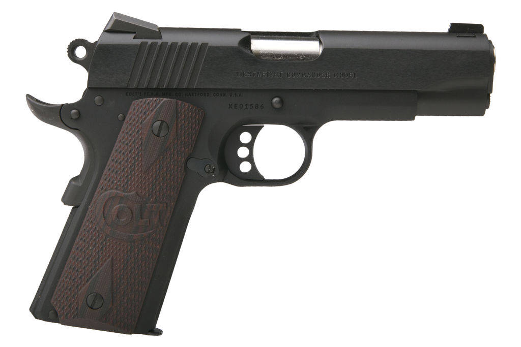 Colt Lightweight Commander Handgun .45 Auto 8rd Magazine 4.25" Barrel Anodize\Blued Finish