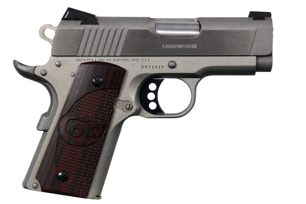 Colt Defender Handgun .45 Auto 7rd Magazine 3" Barrel Anodize\Stainless Finish