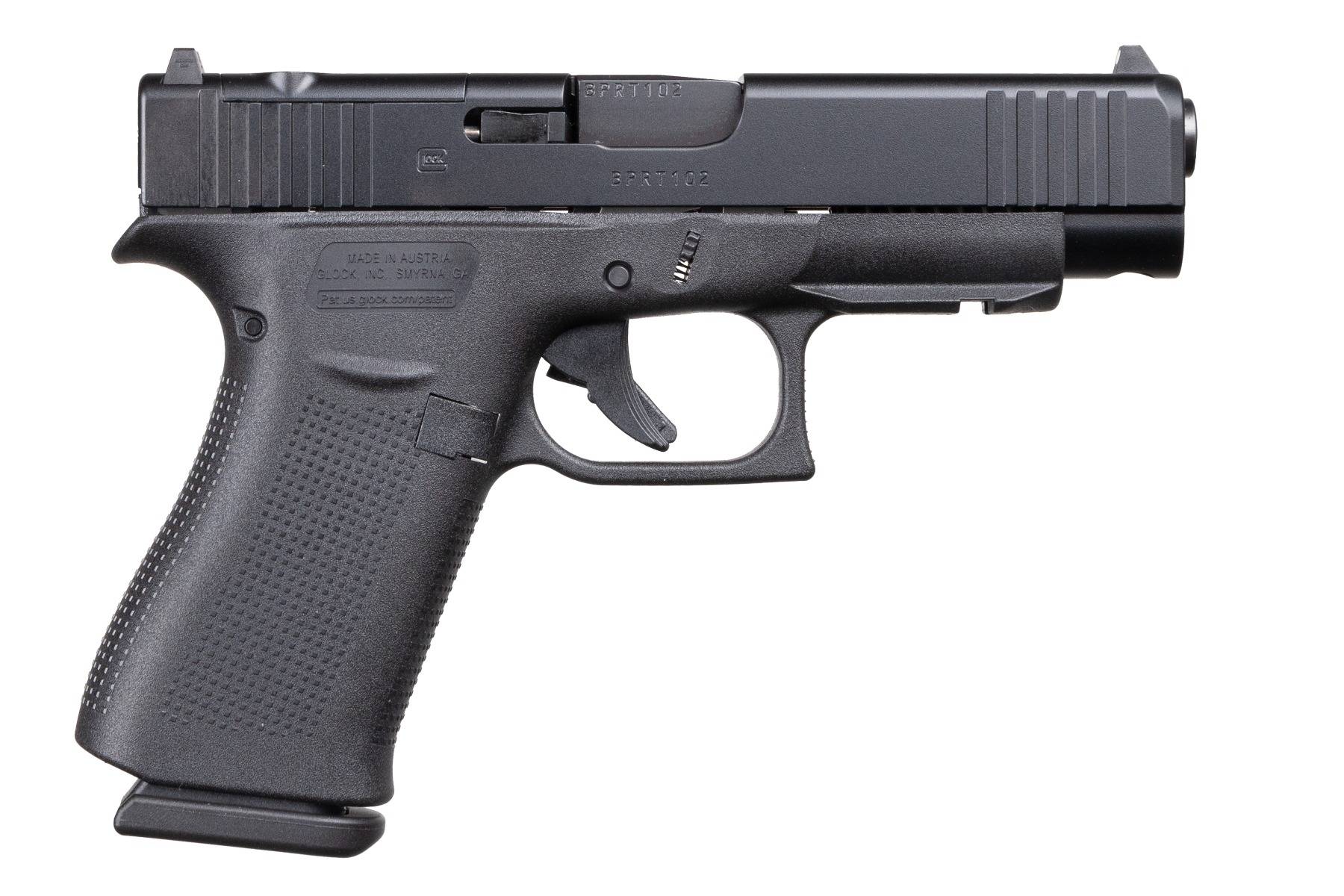 Glock 48 MOS Handgun 9mm Luger 10rd Magazines 4.17" Barrel Black Austria