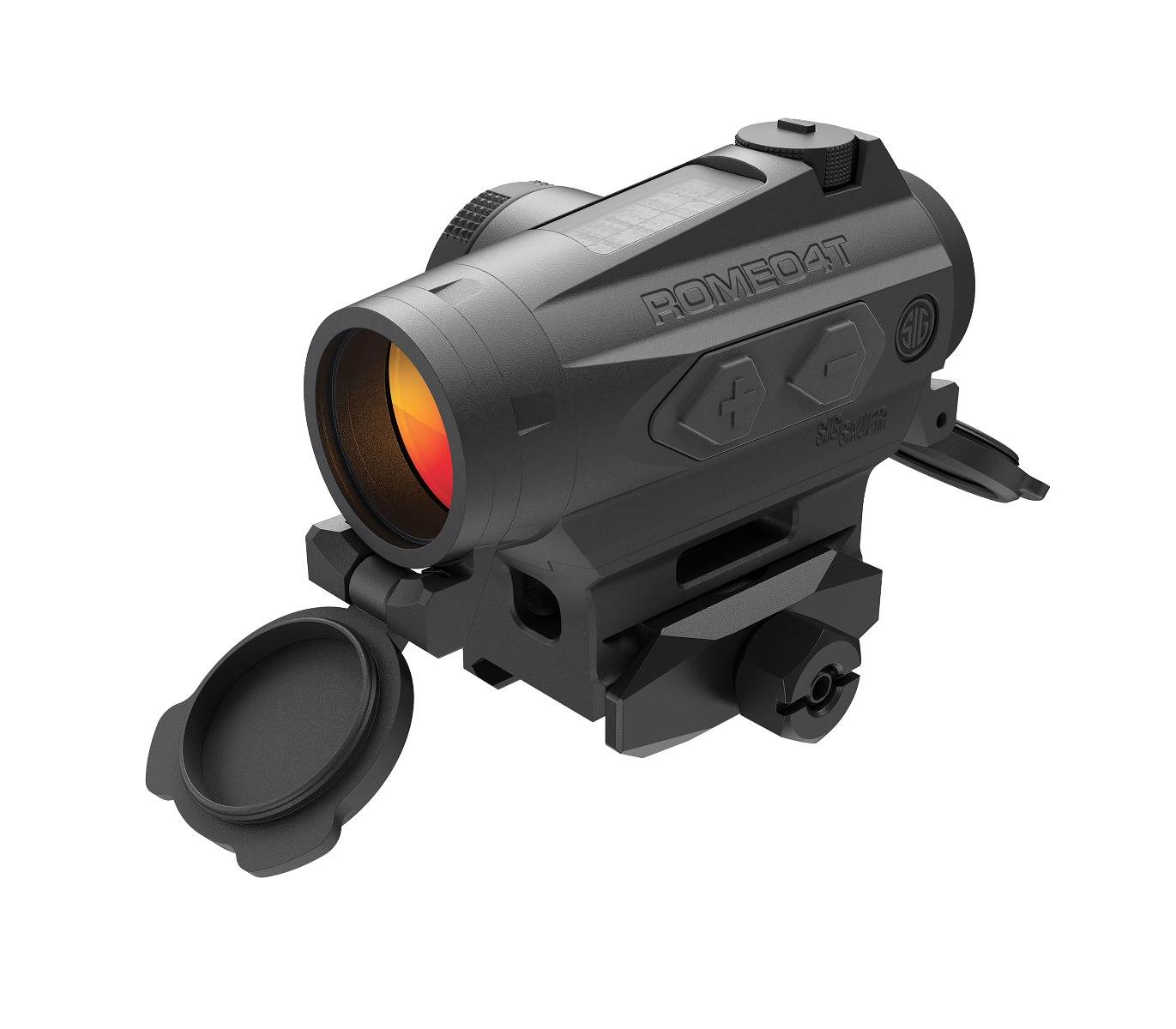 Sig Sauer ROMEO4T Tactical Solar Powered 1x20mm Red Dot Sight 2 MOA Red Dot Ballistic Circle Dot Illuminated Black